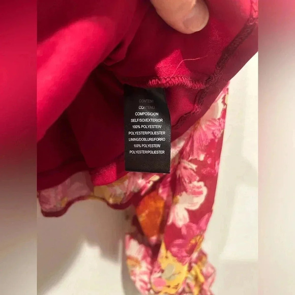 WAYF Floral Peplum Long Sleeve Blouse / Size Small / - Picture 4 of 8